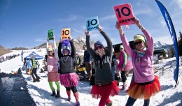 This year's Pond Skim got 10's across the board!