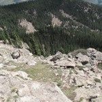 Looking down some Teo 2 gnar