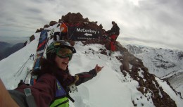 On top of McConkey's Face at La Parva, Chile.