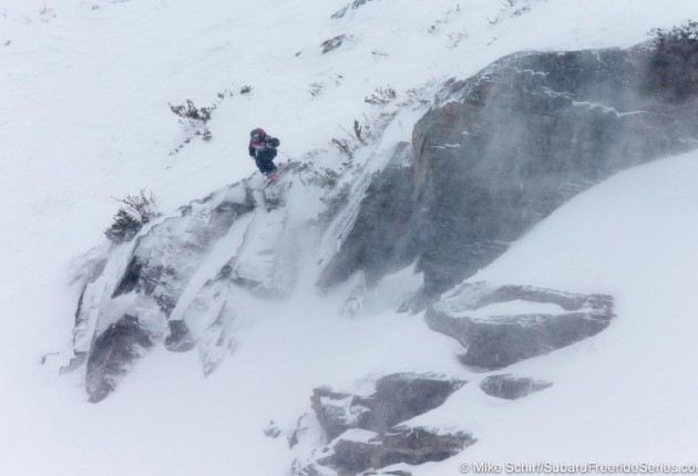On her way to second at Snowbird. Photo: Mike Schirf
