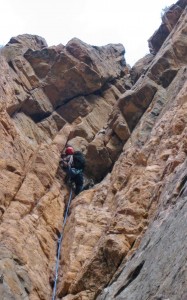Our friend Matt Zazzi doing what he loves in the Black Canyon of the Gunnison National Park.