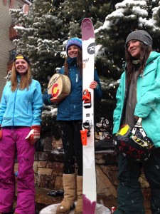 Brittany Barefield, currently a junior at CBCS, on top of the podium at Aspen Highlands earlier this year. She was one of 2, -I repeat - girls on the freeride team in a ski town.