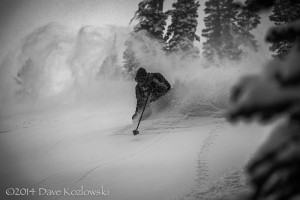 There is always pow somewhere around Crested Butte. Photo: Dave Kozlowski
