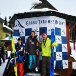 Durtschi on top of the men's ski podium.
