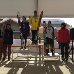 The 15-18 Men's Ski Podium: 1st: Grifen Moller, 2: Cam Dudiak, 3rd: Turner Petersen, 4th: Finn Andersson, 5th: Cam Daley.