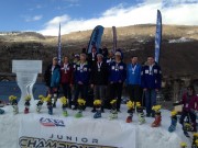 Tanner on top of the Rocky/Central U16 DH podium.